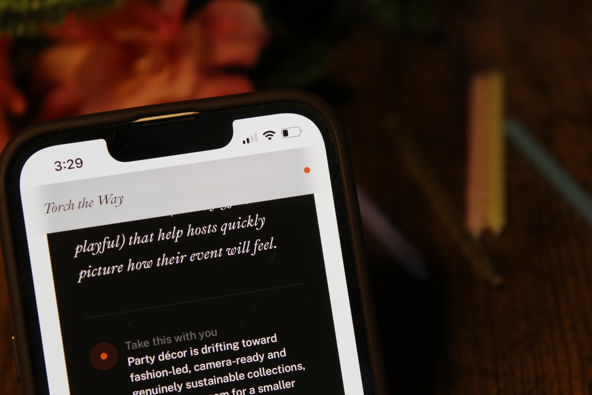 The Take this with you takeaways section of a Torch report